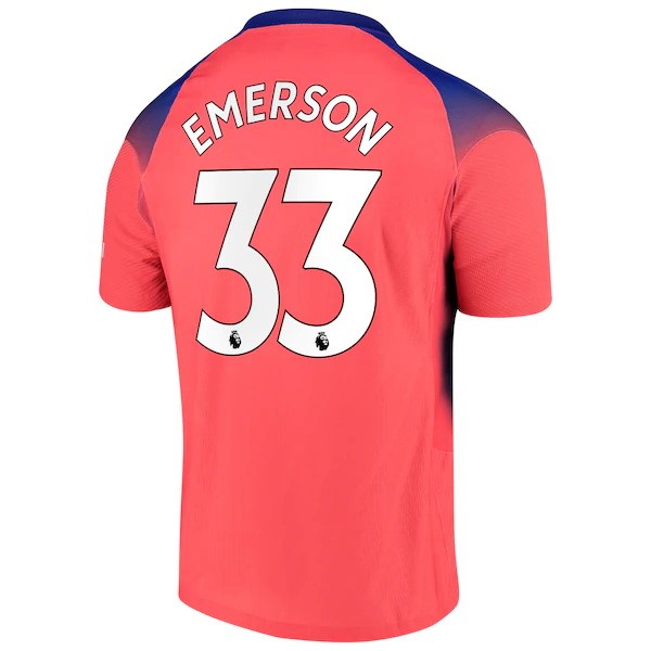 Camiseta Chelsea NO.33 Emerson 3ª Kit 2020 2021 Naranja